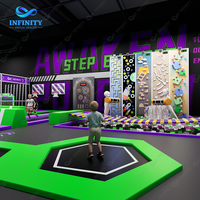 Centre de divertissement familial commercial, simulateur de réalité virtuelle, parc de trampolines, équipement de jeux sportifs interactifs