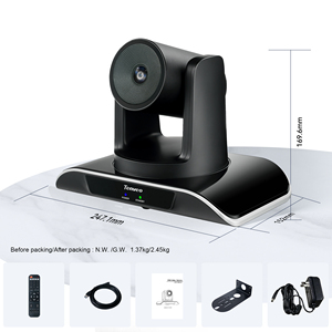Hot bán hệ thống thiết bị hội nghị truyền hình 1080 p <span class=keywords><strong>PTZ</strong></span> hội nghị video Camera và Bộ điều khiển cho Nhà thờ - Product Image 6