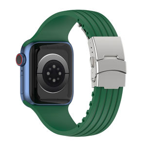 Nouveau bracelet en silicone pour Apple Watch Series, bracelet intelligent en silicone de sport, tendance et décontracté - Product Image 4