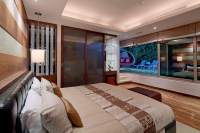 Juego de Dormitorio Moderno para Hotel CREATION Dubai, Cama King de Lujo con Soporte de TV Flotante para Suites de 5 Estrellas
