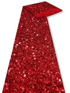 Tela de Lentejuelas Color Champán, Diseño 2026, Tela de Malla con Cuentas y Bordado de Lentejuelas para Vestidos de Noche de Lujo - Product Image 6