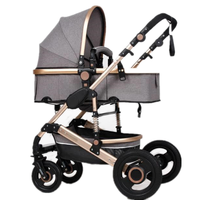 Poussette bébé peut s'asseoir deux voies enfants portable pliant haute paysage amortisseurs nouveau-né poussette cybex