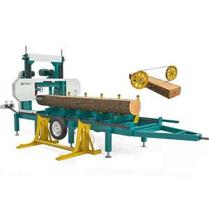 Electric Horizontal <strong>Band</strong> <strong>Saw</strong> Wood Cutting Machine <strong>Band</strong> Sawmill - Product Image 2