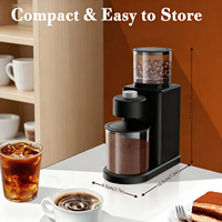 Moulin à café, moulin à café conique électrique, 25 paramètres de mouture réglables pour expresso French Press Drip