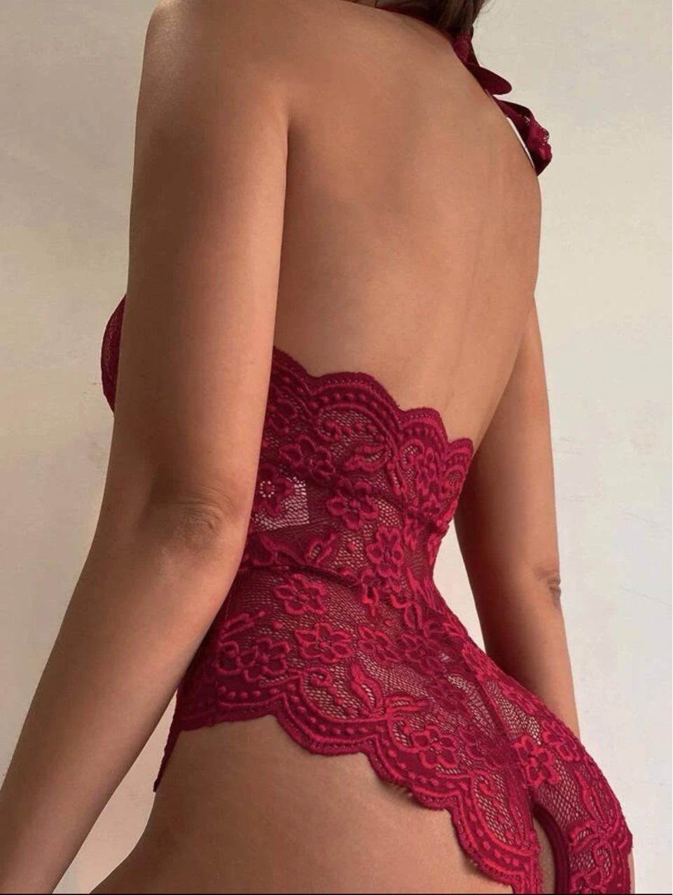 Wholesale Bulk Sexy Lingerie Vendor Nighty Sexy One Piece Lace Women Lingerie Set Women's Sleepwear