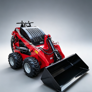 450 <b>Mini</b> Skid Steer with Hydraulic Attachments Stump <b>Grinder</b>/brush Cutter/hydraulic Grapple/fork/trencher/leveler - Product Image 3