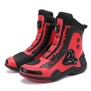<span class=keywords><strong>Botas</strong></span> <span class=keywords><strong>de</strong></span> Motociclismo Personalizadas para Hombre, <span class=keywords><strong>Botas</strong></span> <span class=keywords><strong>Cortas</strong></span> <span class=keywords><strong>de</strong></span> Carreras Todoterreno para las Cuatro Estaciones, Modelo <span class=keywords><strong>de</strong></span> Equipo <span class=keywords><strong>de</strong></span> Viaje Plegable - Product Image 3
