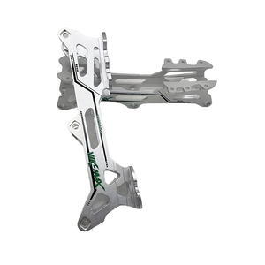 โครงรองรับรองเท้าสเก็ตแบบอินไลน์ 1 คู่ ทำจากอลูมิเนียมอัลลอยด์  โครงสร้าง CNC สำหรับรองเท้าสเก็ตความเร็วสูง 3 ล้อ น้ำหนักเบา - Product Image 2
