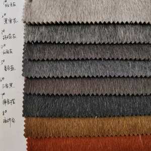 Yüksek Kaliteli 600gsm Yün/Polyester Yünlü Çift Taraflı Uzun Tüylü Kumaş Erkek/Kadın Montları, Şapkaları, Takımları ve Ceketleri için - Product Image 4