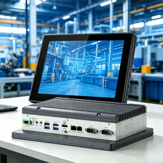 10.1 Inch Capacitive Touch Screen All-in-One Computer Ip66 Industrial Panel PC