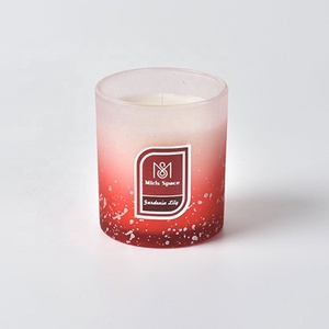 Frasco de cristal de Color degradado de fragancia de alta calidad, regalo de puerta de vela de boda para Vela, cera de soja para regalo - Product Image 4