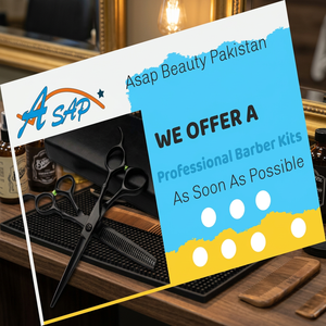 Ciseaux de coiffure professionnels ASAP de 6 pouces pour droitiers, en acier inoxydable, pour usage domestique, à pointe arrondie, avec longueur de manche réglable - Product Image 4