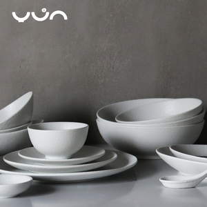 Juego de cuencos de cerámica blanco mate, vajilla de porcelana para fruta, ensalada, cereales, tazones para servir - Product Image 6