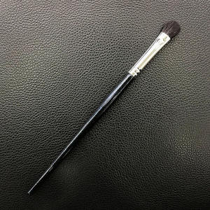 Brocha de sombra de ojos de cabeza plana mediana, pelo de Animal de piel suave, brocha de maquillaje portátil de pelo Real súper suave profesional - Product Image 2
