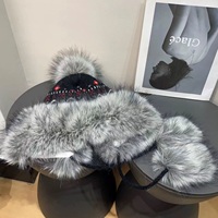 Gorros de invierno cálidos para caza, ciclismo, con orejeras, de cuero, de felpa gruesa, con logotipo bordado personalizado, tipo Ushanka, gorro tipo beanie