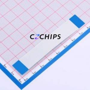 JS05A-26P-080-4-8 FFC Cable (Flexible Flat Cable) P=0.5mm Connector 26P 0.5mm 0.3mm Non-Inverting - Product Image 2