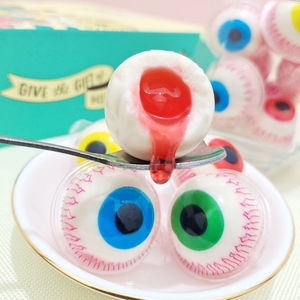 Bonbons Gélifiés Yeux d'Ange pour la Toussaint – Boules de Bonbons Éclatantes et Moelleuses – Friandises Sucrées en Vrac – Délicieuses Boules de Gommes - Product Image 6