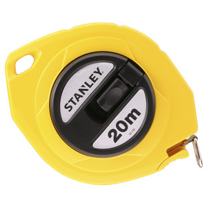 Ruban à mesurer en acier Stanley 20M, outil de mesure rétractable pour la construction et les projets de bricolage - Product Image 1