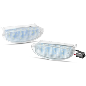 Luz LED duradera para matrícula para <span class=keywords><strong>Renault</strong></span> Twingo <span class=keywords><strong>Clio</strong></span>, resistente al agua, fácil de instalar, accesorios para coche - Product Image 5