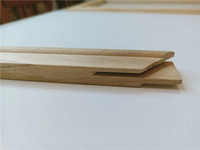 Barre de châssis en bois de pin massif non toxique Guangyi pour toile de peinture, vente en gros, pour le bricolage