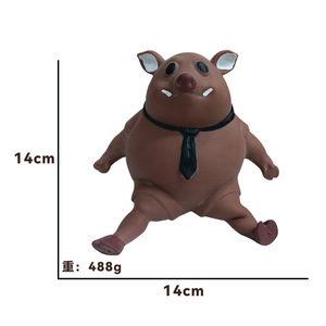 Soft TPR Piggy <b>Squeeze</b> Toys Slow Rebound Stress <b>Balls</b> Kawaii Animal Squishy Toys for Anxiety Relief - Product Image 1