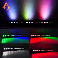 AICPOSE 18x10W Barre de projecteur LED à contrôle ponctuel DMX512 RGBW 4-en-1 pour éclairage de scène et murale