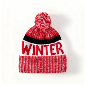 उच्च गुणवत्ता वाले जैक्वार्ड बेनी शीतकालीन टोपी कढ़ाई लोगो बुना खेल बोबल टोपी हॉकी टोपी कस्टम - Product Image 5