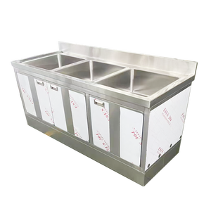 VICTORY KITCHEN Cuisine industrielle professionnelle portable en acier inoxydable double bac de qualité médicale sur mesure - Product Image 3