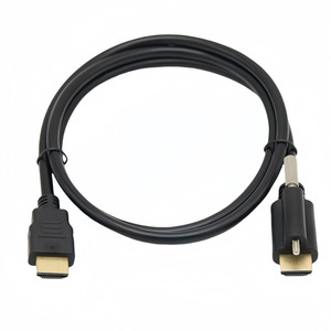 Cable HDMI 2.0 Macho a Macho 4K 60Hz con Conectores Chapados en Oro y Bloqueo de Rosca para Conexión de Audio y Video - Product Image 1