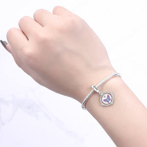 2026 Hot Selling <b>Copper</b> Butterfly Round Pendant <b>Bracelet</b>,Unique and Versatile DIY <b>Bracelet</b> Jewelry Accessories Pendant Wholesale - Product Image 6