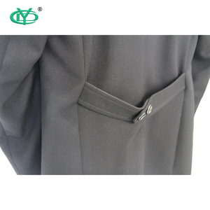 2024 automne/hiver couleur unie épaissi manteau étendu coupe-vent et résistant au froid hommes <span class=keywords><strong>anglais</strong></span> rétro laine manteau vêtements pour hommes - Product Image 5