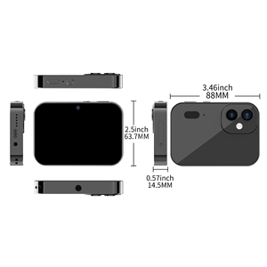 D6 Triple Cámara CCD Cámara digital de alta definición Película y música Cámara inteligente Pantalla táctil Tarjeta de estudiante Grabadora de video - Product Image 2