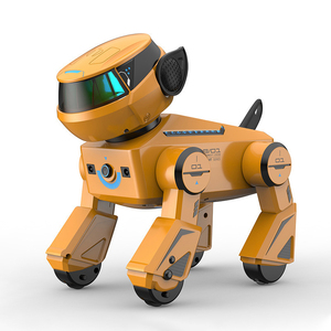 Chien robot RC intelligent avec technologie Bluetooth, lumières cool, musique, danse, cascades, cadeau interactif pour enfants, chien RC acrobatique - Product Image 1