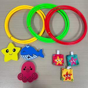 Bouée de piscine, jouet aquatique, anneau de plongée, jeu pour enfants, anneau flottant pour entraînement sous-marin - Product Image 6