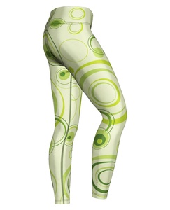 73% Polyester 27% Spandex Sexy Femmes Jambières de sublimation de conception Faite Sur Commande, Leggings de Remise En Forme - Product Image 3