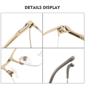 80877 sang trọng kính khung người đàn ông quang vuông rim Kính mắt khung Nam chất lượng cao rõ ràng Kính - Product Image 4