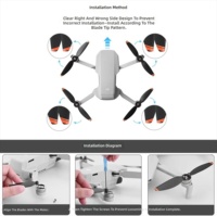 Hélices en fibre de carbone 4726 en gros pour drone DJI Mini 1 – Lames pliables à faible bruit, ailes de remplacement, accessoires