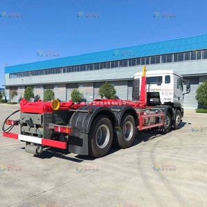 Nuovo Camion Diesel <span class=keywords><strong>per</strong></span> Carichi Pesanti Shandeka con Quattro Cassoni Anteriori e Otto Posteriori, Camion <span class=keywords><strong>per</strong></span> Rifiuti Rimovibile, Prezzo Vantaggioso Direttamente dalla Fabbrica - Product Image 2