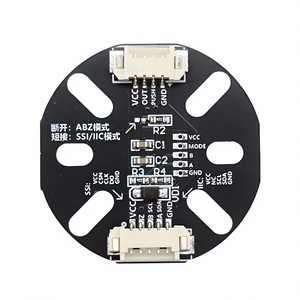MT6701 โมดูลเข้ารหัสแม่เหล็ก 14 บิตความแม่นยำสูง, อินเทอร์เฟซ ABZ/SSI สำหรับการวัดความเร็วมุม FOC พร้อมสายเคเบิล K94 - Product Image 1