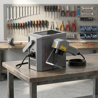 Petite machine de gravure laser UV de bureau, refroidissement par air, mini marqueur laser pour le marquage des emballages cosmétiques