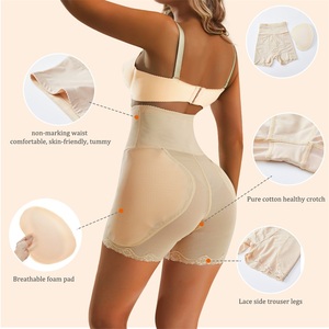 Venta al por mayor de las mujeres de talla grande Body Ladies Shaper Bragas Lift Butt acolchado glúteos Waister Trainer Shapewear Shorts para mujeres - Product Image 2