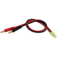 Câble de charge Mini Tamiya vers prise banane 4 mm 14AWG 300 mm pour batterie Lipo de drone RC et avion