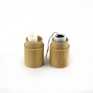 Disques dentaires écologiques en maïs naturels 100% biodégradables, pour soins dentaires, zéro déchet, avec étui en bambou, 25 pièces - Product Image 2