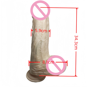 Fabrik preis Realistische Dildos XXL Homosexuell Anal Plug Realistische Prepuce Silikon <span class=keywords><strong>Dildo</strong></span> Wasserdichtes Sexspielzeug für Erwachsene für Frauen - Product Image 2