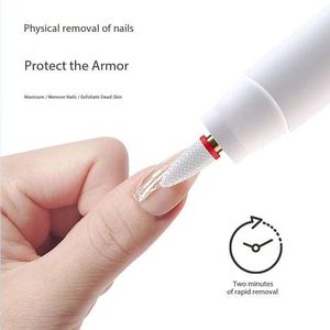 Lime à ongles électrique rechargeable 5 têtes, polissage gel, élimination des cuticules, portable, pratique, machine à manucure, outil pour les ongles - Product Image 1