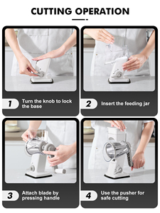 Đa mục đích pho mát Shredder với xử lý rau <span class=keywords><strong>Slicer</strong></span> <span class=keywords><strong>Cutter</strong></span> Ice Shaver cho khoai tây cắt cà rốt Hạt Rau Chopper - Product Image 5