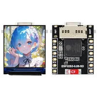 Papan Pengembangan Mini LCD ESP32-S3 Kustom dengan LED RGB Layar 0.85 Inci Resolusi 128x128 Port SD