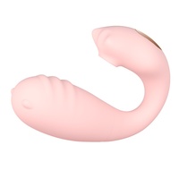 Aktiver Kleiner Monster-Vibrator mit Saug- und Heizfunktion, Wasserdichter Tragbarer Dildo mit Fernbedienung, Weiblicher Masturbator, Erwachsenen-Sexspielzeug