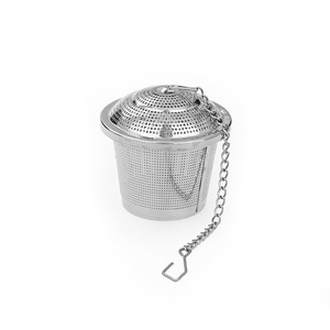 High-end 18/8 Stainless Steel Extra Fine Mesh Extended Chain <strong>Tea</strong> Spices , Seasonings Cooking Strainer <strong>Tea</strong> Infuser <strong>Tea</strong> <strong>Stainer</strong> - Product Image 2