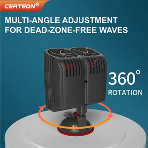 Bomba generadora de olas de doble cabezal para acuario con ventosa circulación silenciosa 220V 6W 40W bomba de circulación - Product Image 3